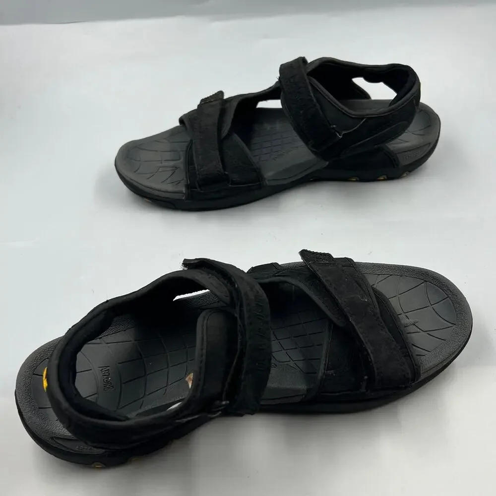 New Balance SD404BK Outdoors Hiking Sandals Black Adjustable Straps‎ Men's 8